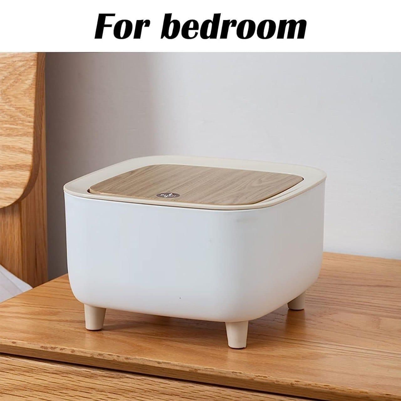 MiniLux™ Premium Push-Button Desktop Trash Bin