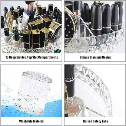 Makeup Organizer 360° Rotating Box